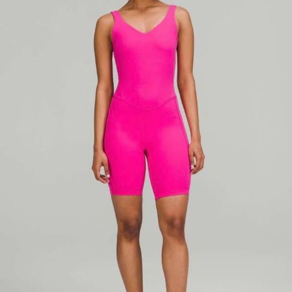 lululemon athletica Pants - Lululemon Women's Sonic Pink Align Bodysuit